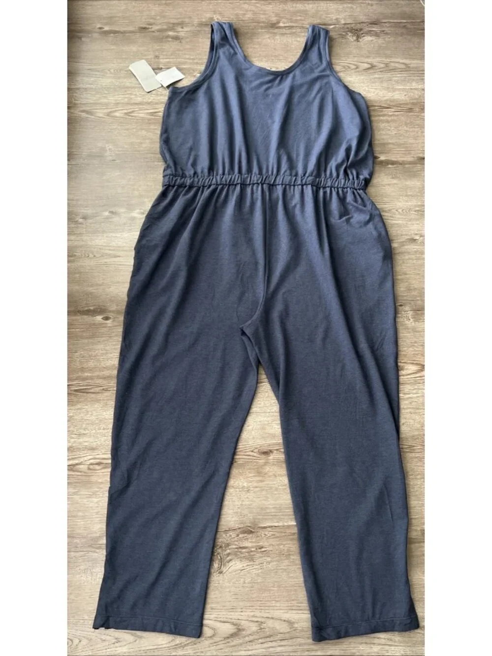 NWT Zella Gwen Athleisure Knit Jumpsuit Womens‎ XXL Drawstring Nordstrom